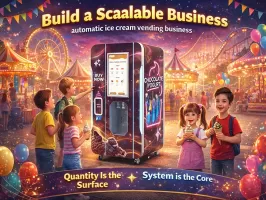 كم عدد آلات بيع الآيس كريم تحتاج إلى بناء نشاط تجاري قابل للتطوير؟